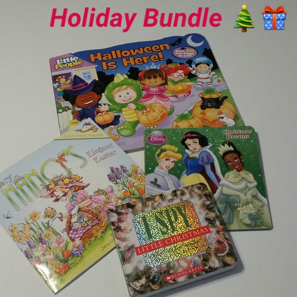 Fisher-Price Other - Holiday Book Bundle x4 Halloween, Chritmas, Easter